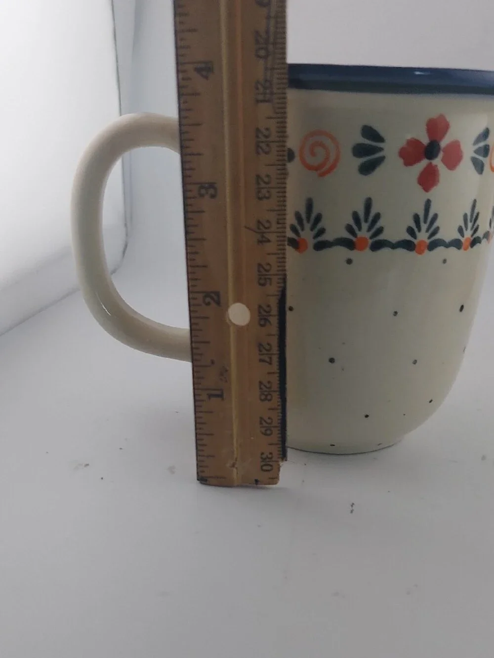 Polish Pottery cream ceramic